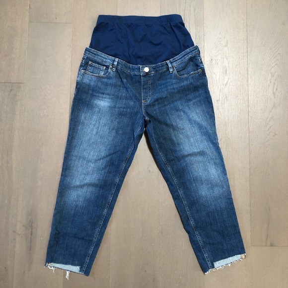 ASOS Maternity Jeans Asos Maternity Kimmi Shrunken Boyfriend Jeans